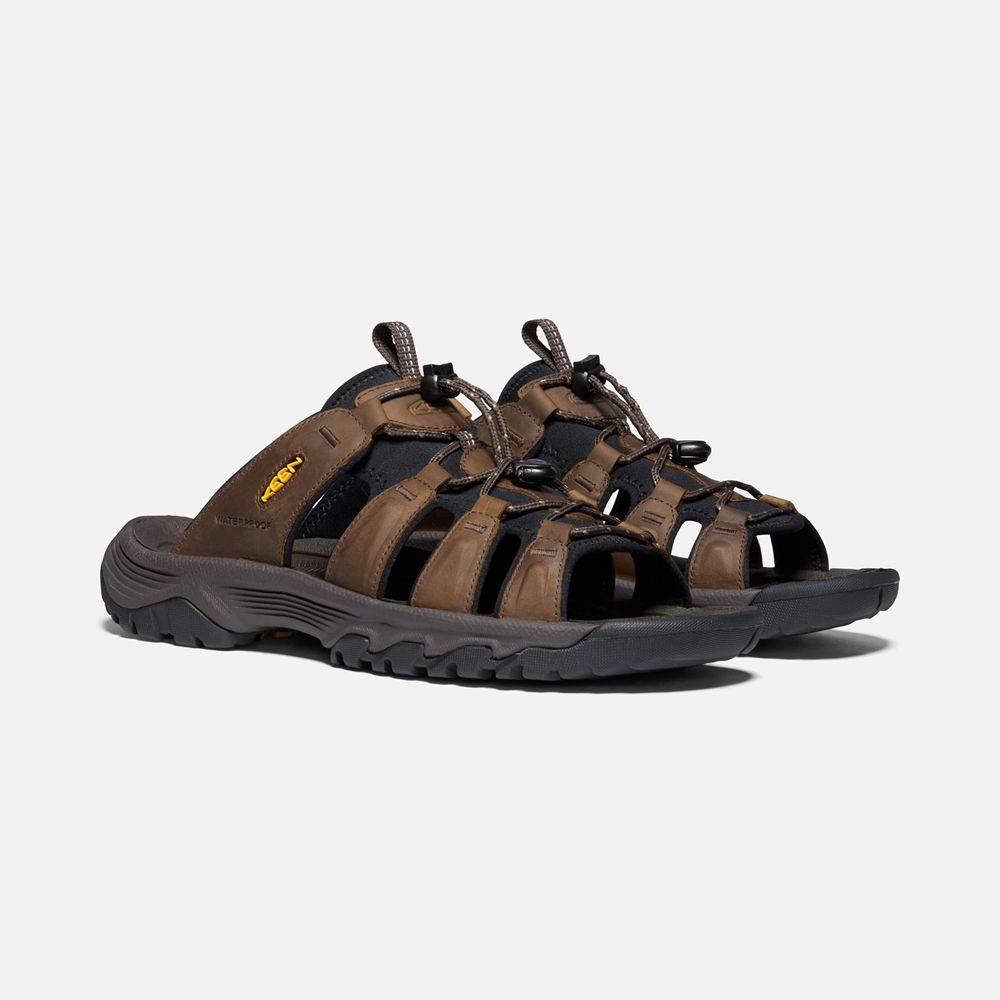 Keen Sandaal Heren Bruin/Zwart - Targhee Iii Sandal - 59762-UWYV